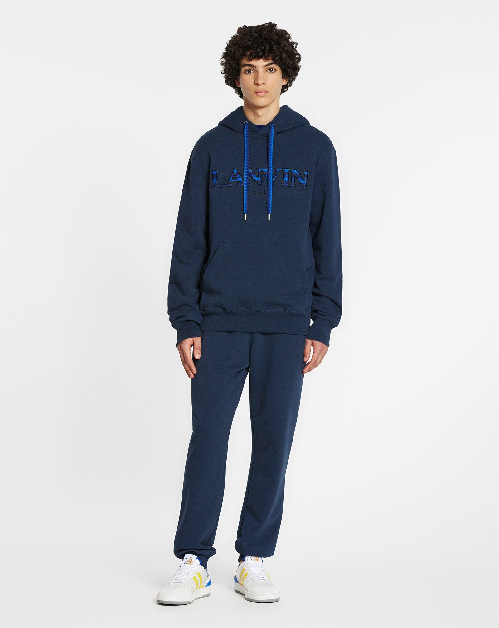 CURB EMBROIDERED HOODED SWEATER - 2