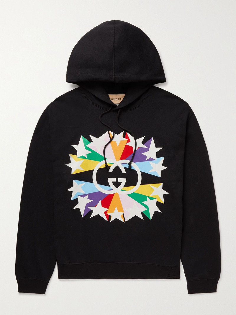 Logo-Print Cotton-Jersey Hoodie - 1