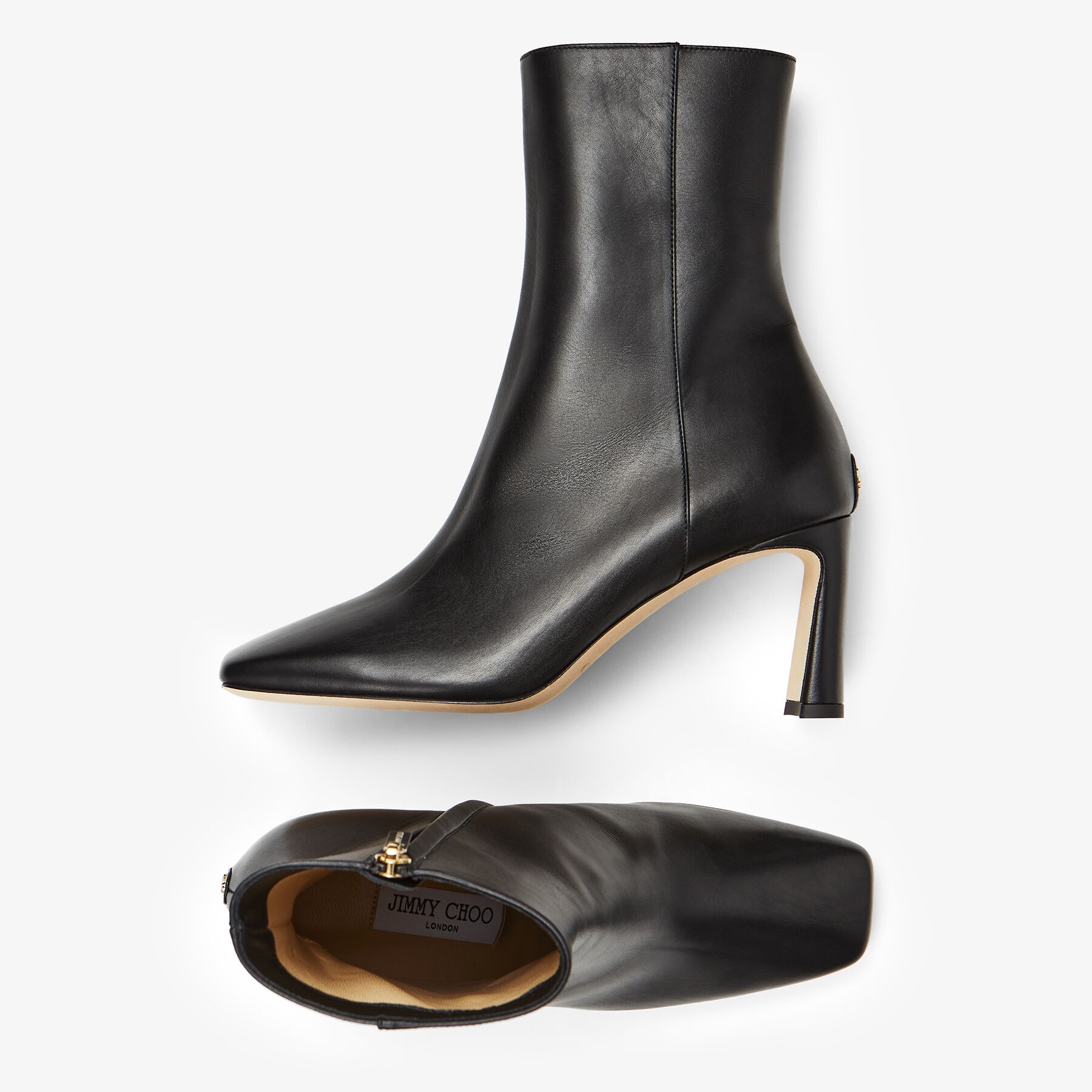 Kinsey Ankle Boot 75
Black Calf Leather Ankle Boots - 5