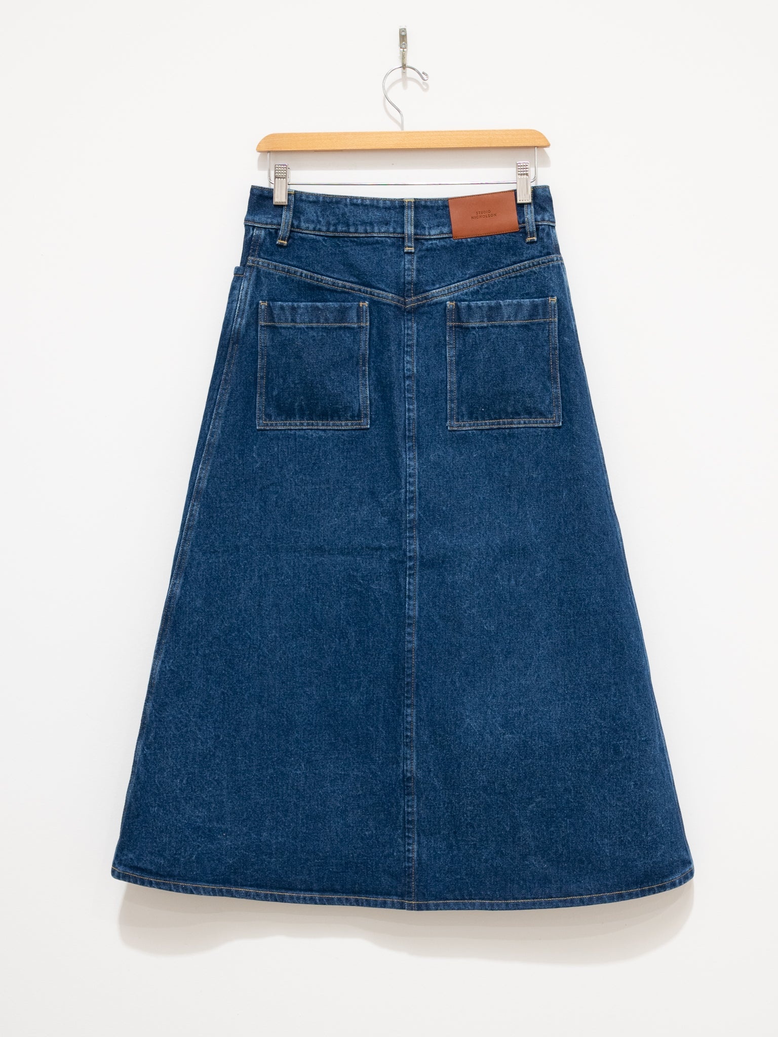 Baringo A-Line Denim Skirt - Indigo - 7