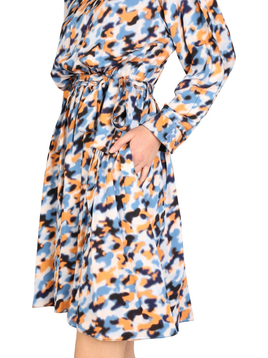 Kenzo Women "Blurred Flowers" Dress - 3