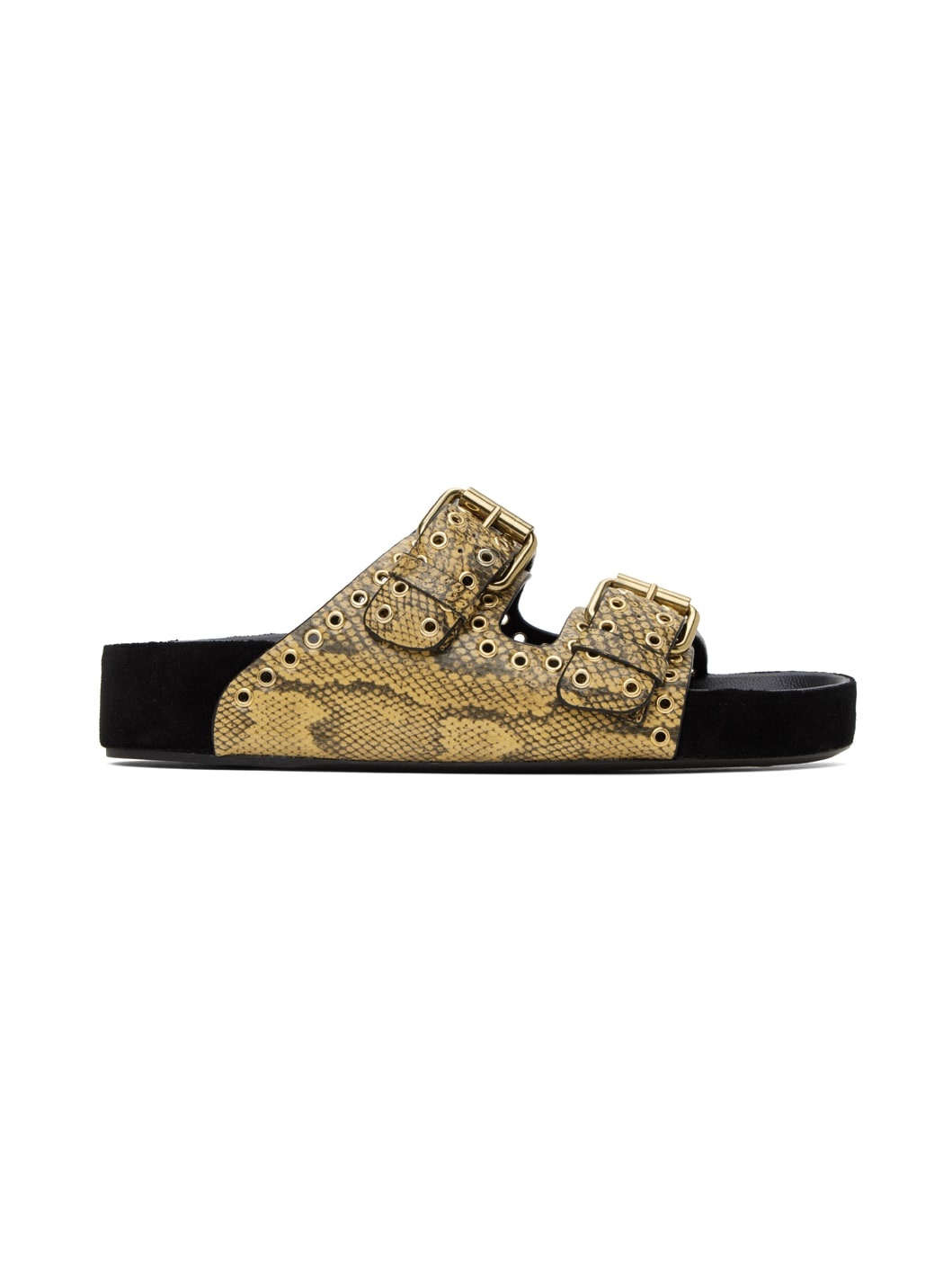 Tan Lennyo Buckle Sandals - 1