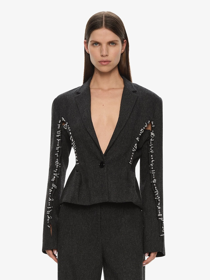 CHRISTOPHER ESBER Palmas Pierced Blazer outlook