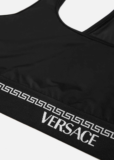 VERSACE Logo sports bra outlook