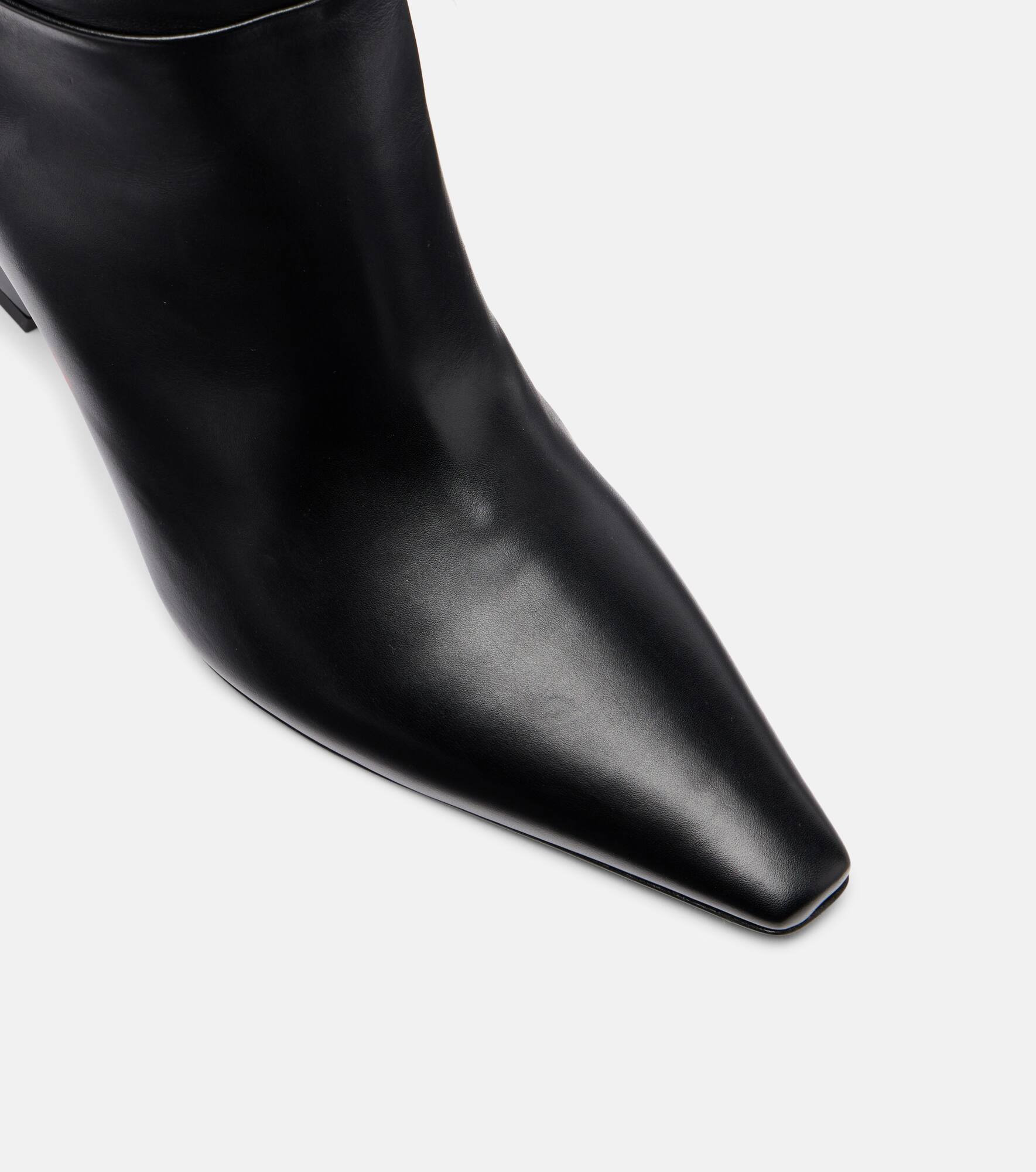 85 leather knee-high boots - 5