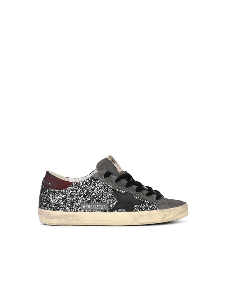 Golden Goose Grey Leather Blend Sneakers - 1