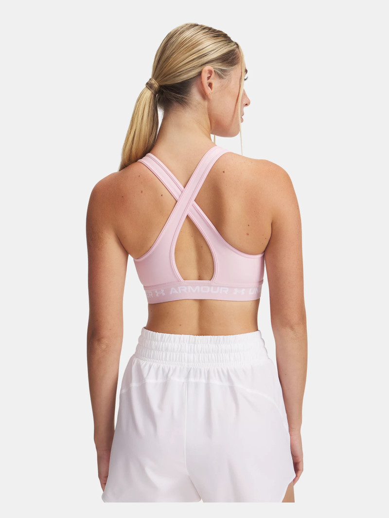 Under Armour Women's Armour® Mid Crossback Sports Bra outlook