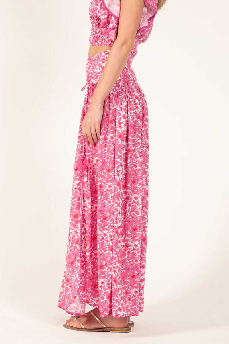 Long Skirt Carla - Pink Aquaflora 5