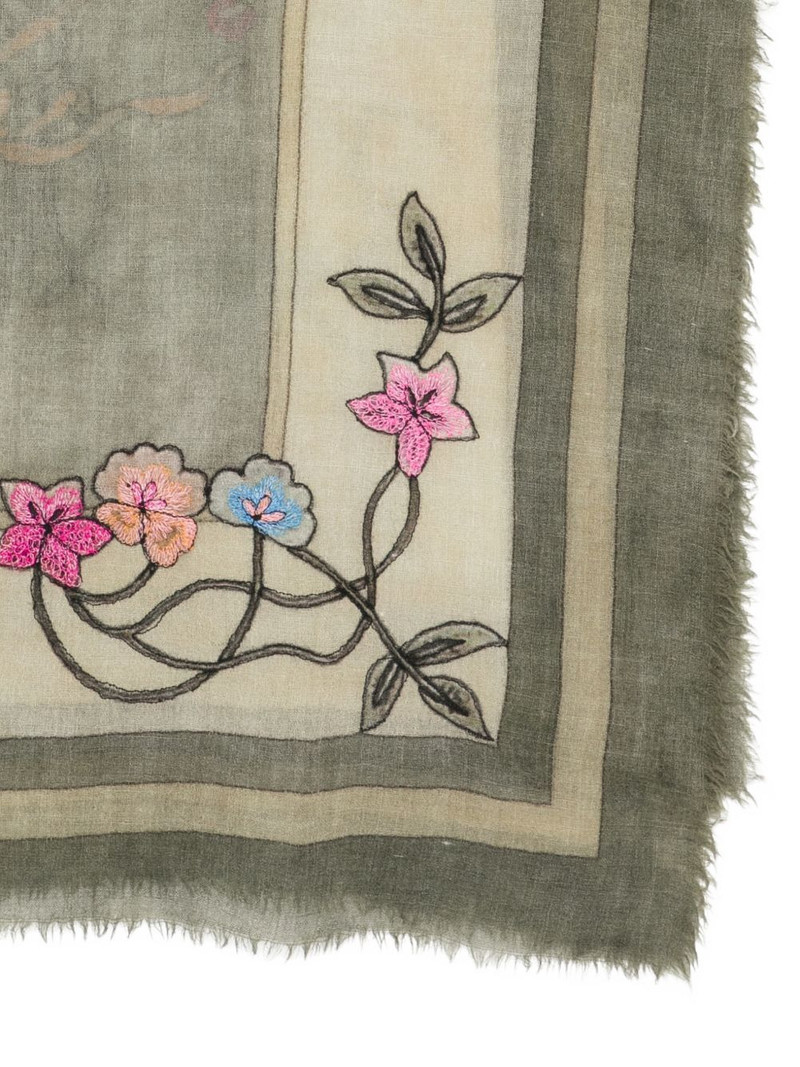 floral embroidered scarf 3