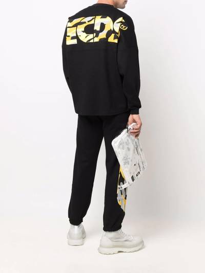 GCDS drop-shoulder logo sweatshirt outlook