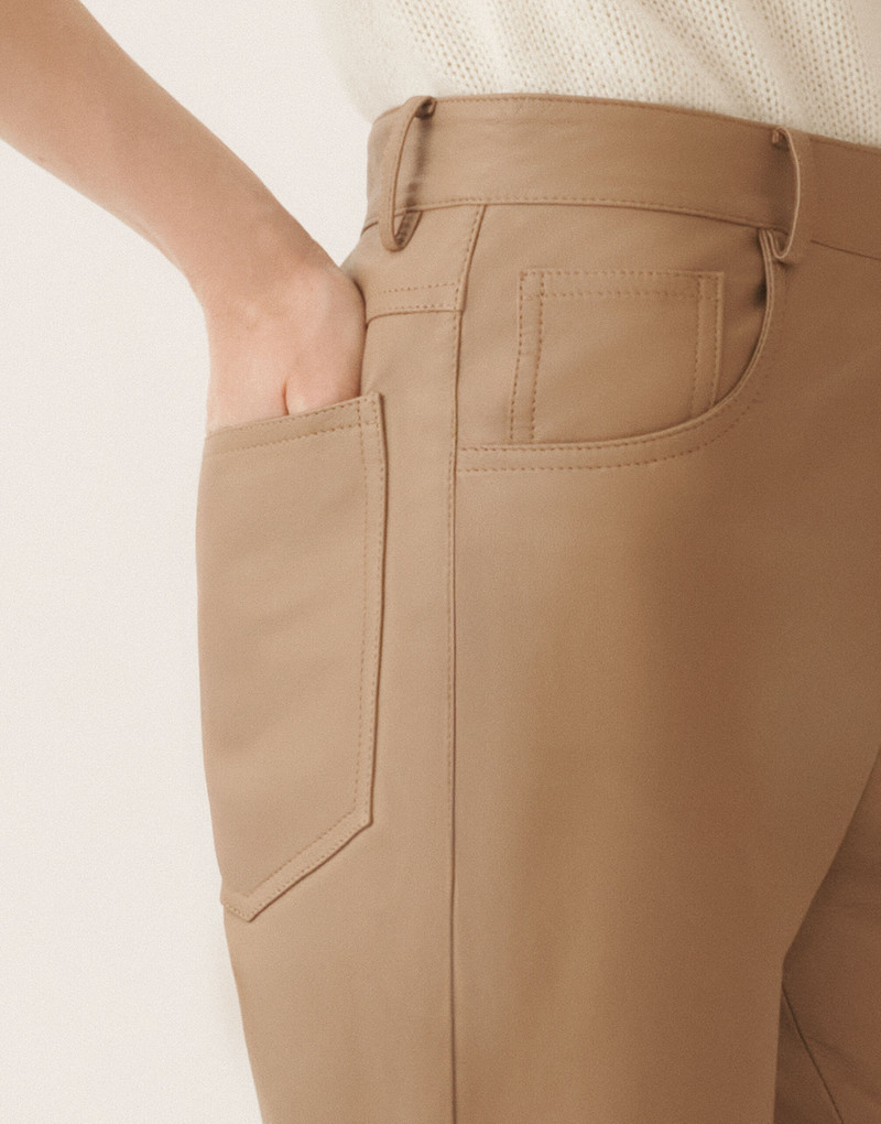 Nappa leather trousers 5