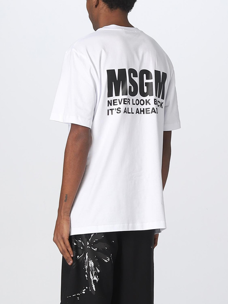 MSGM MSGM cotton t-shirt outlook