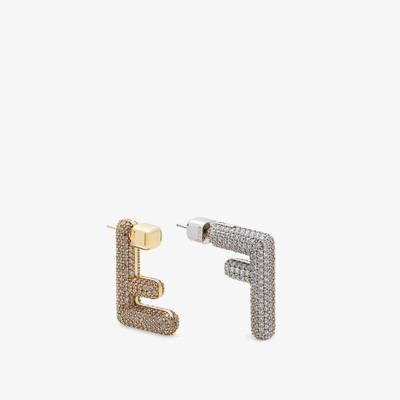 FENDI Gold-color earrings outlook