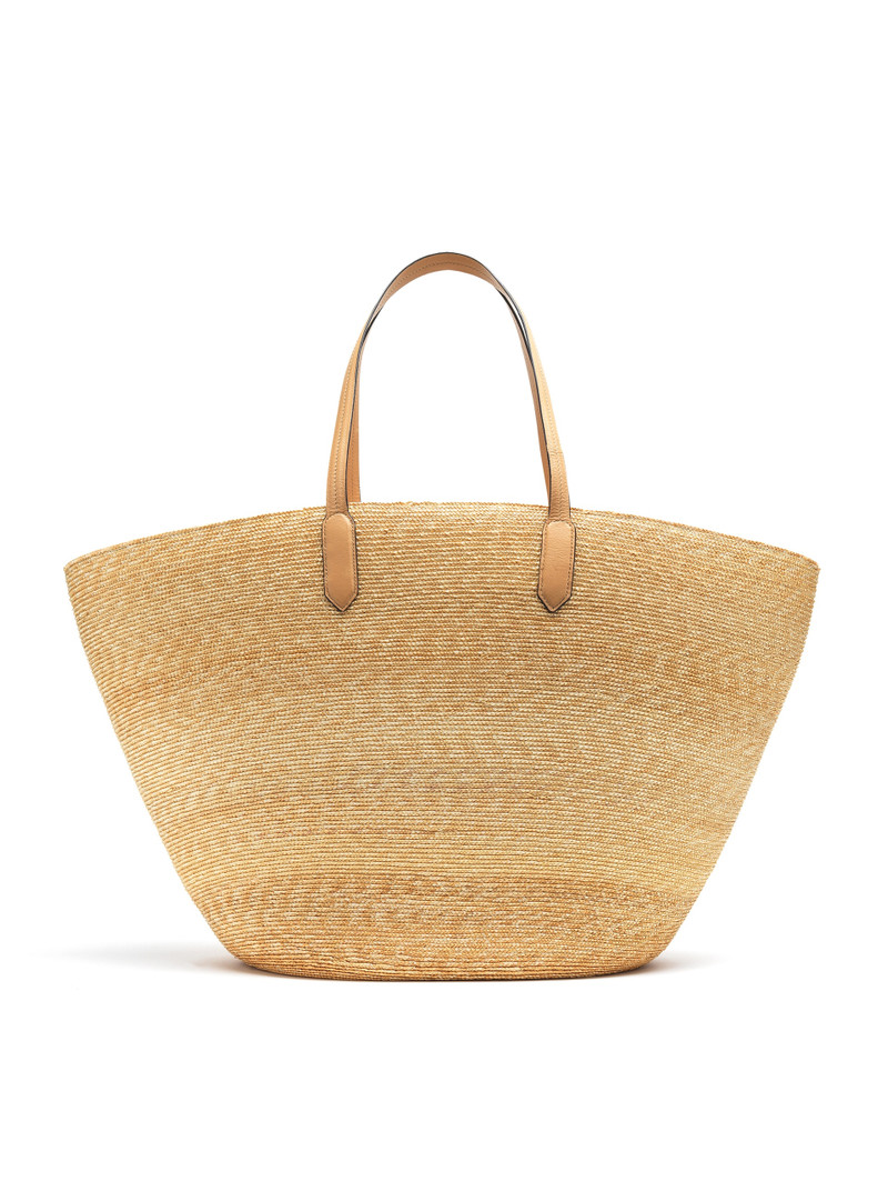 LARGE TULIP RAFFIA TOTE 3