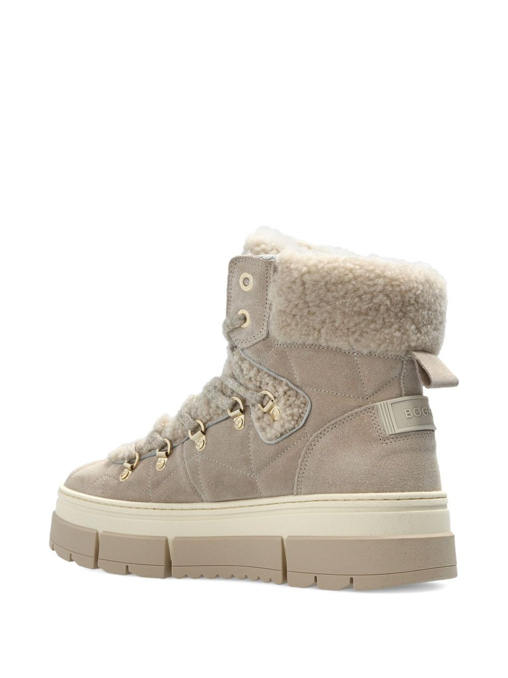 quilted high-top sneakers - 3