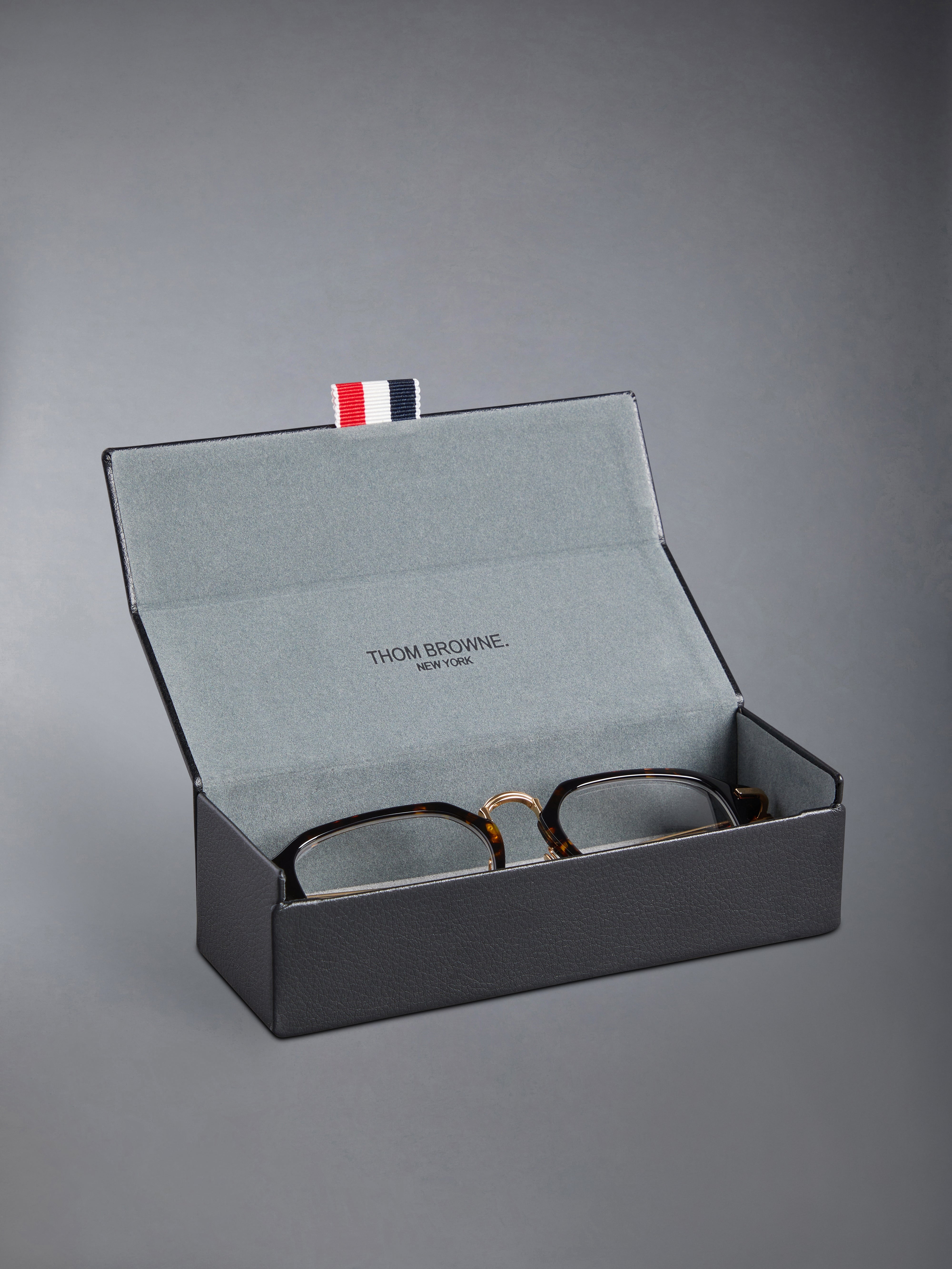 ACETATE AND TITANIUM RECTANGULAR EYEGLASSES - 6