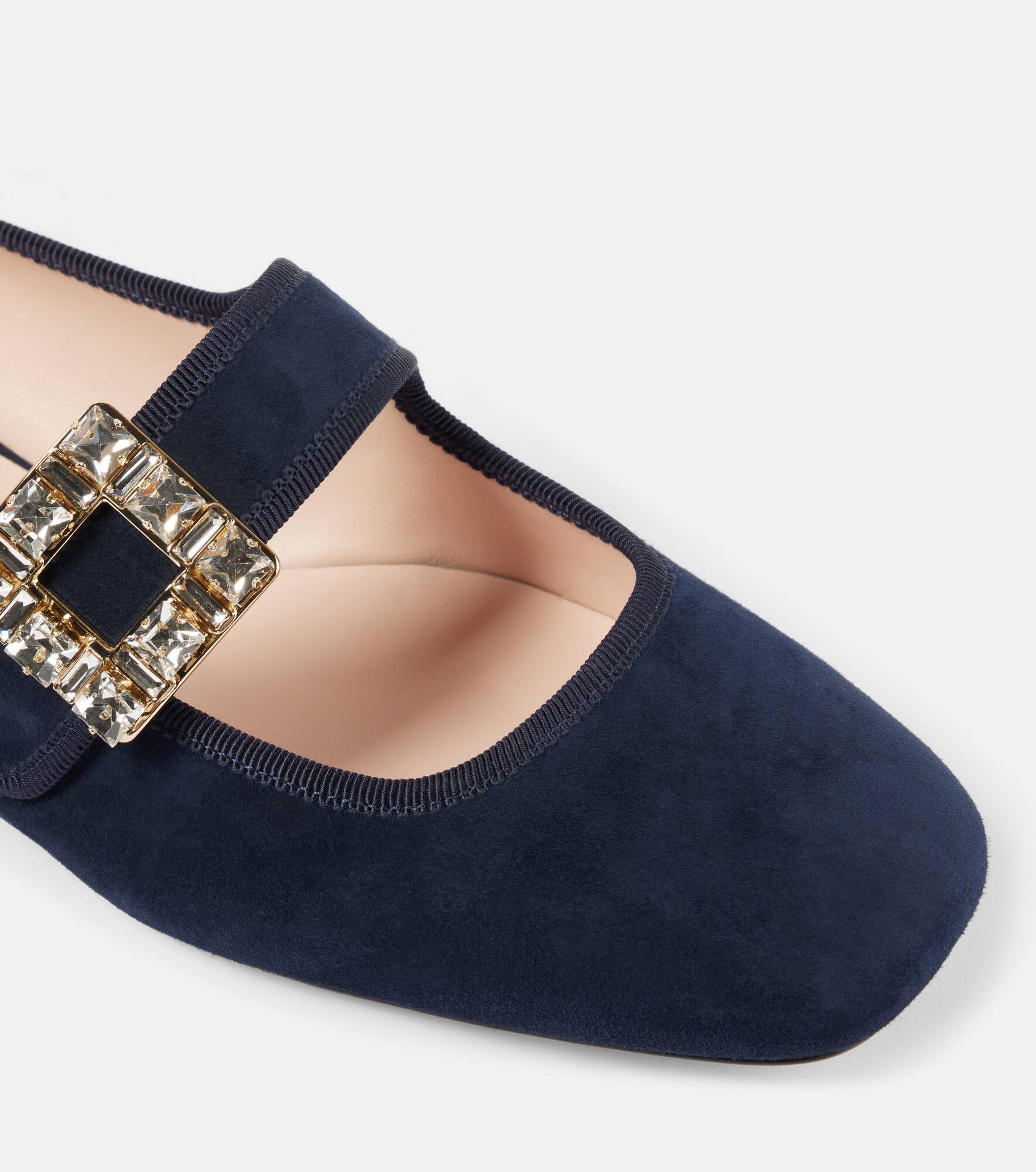 Très Vivier suede Mary Jane flats - 6