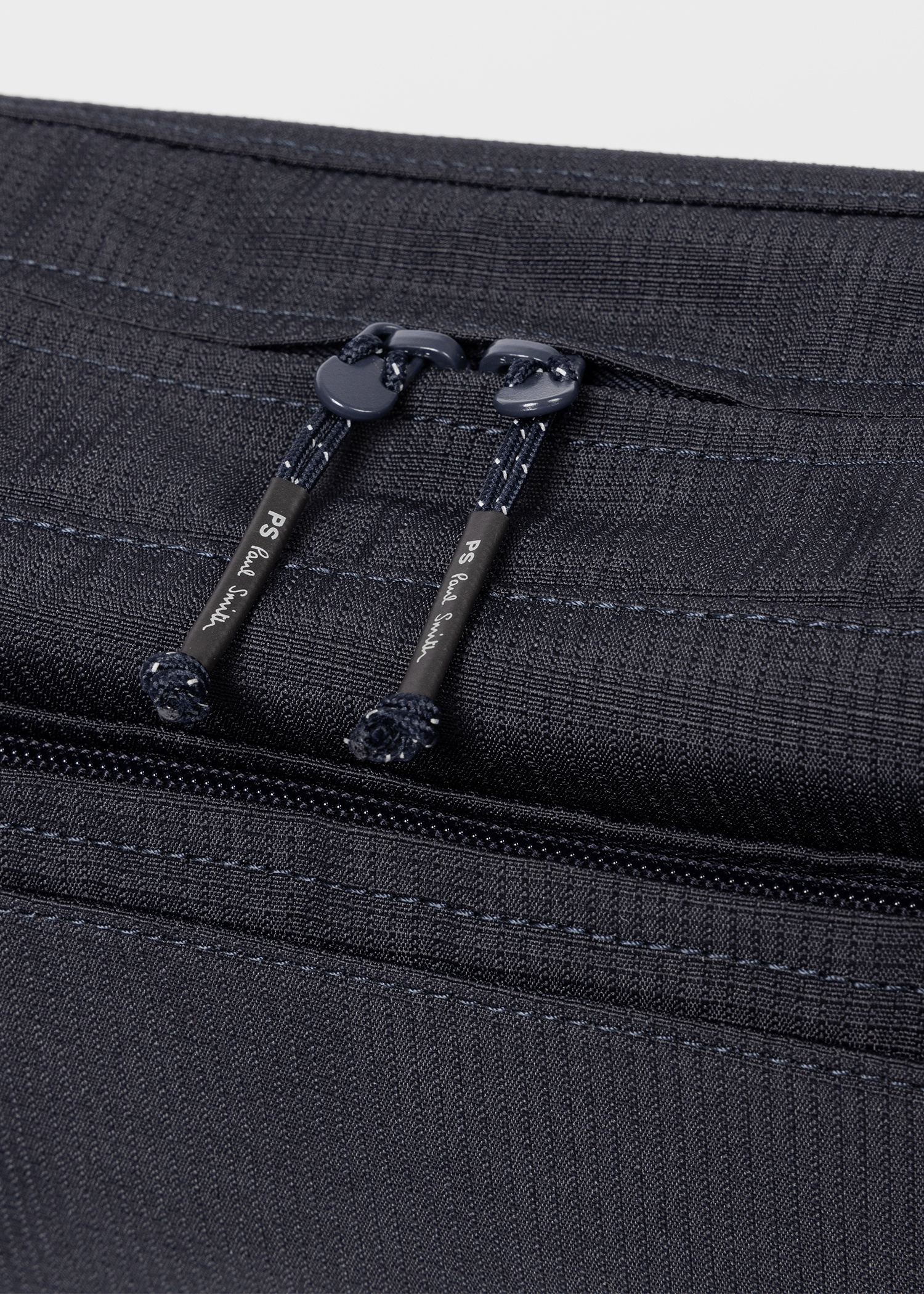 Dark Navy Recycled Polyester Ripstop Cross-Body Bag - 6