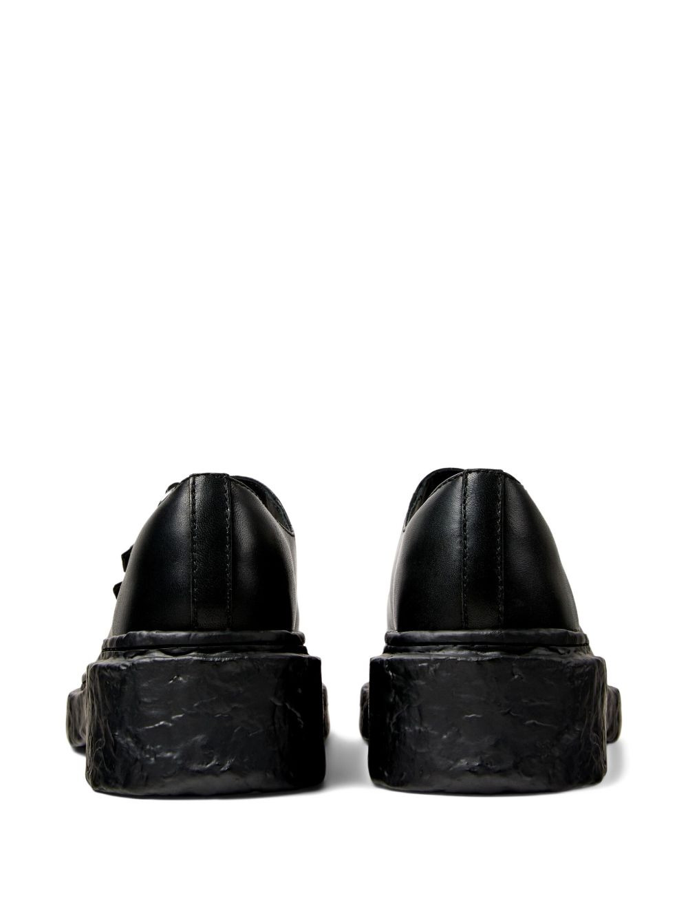 Vamonos buckle-strap platform loafers - 3