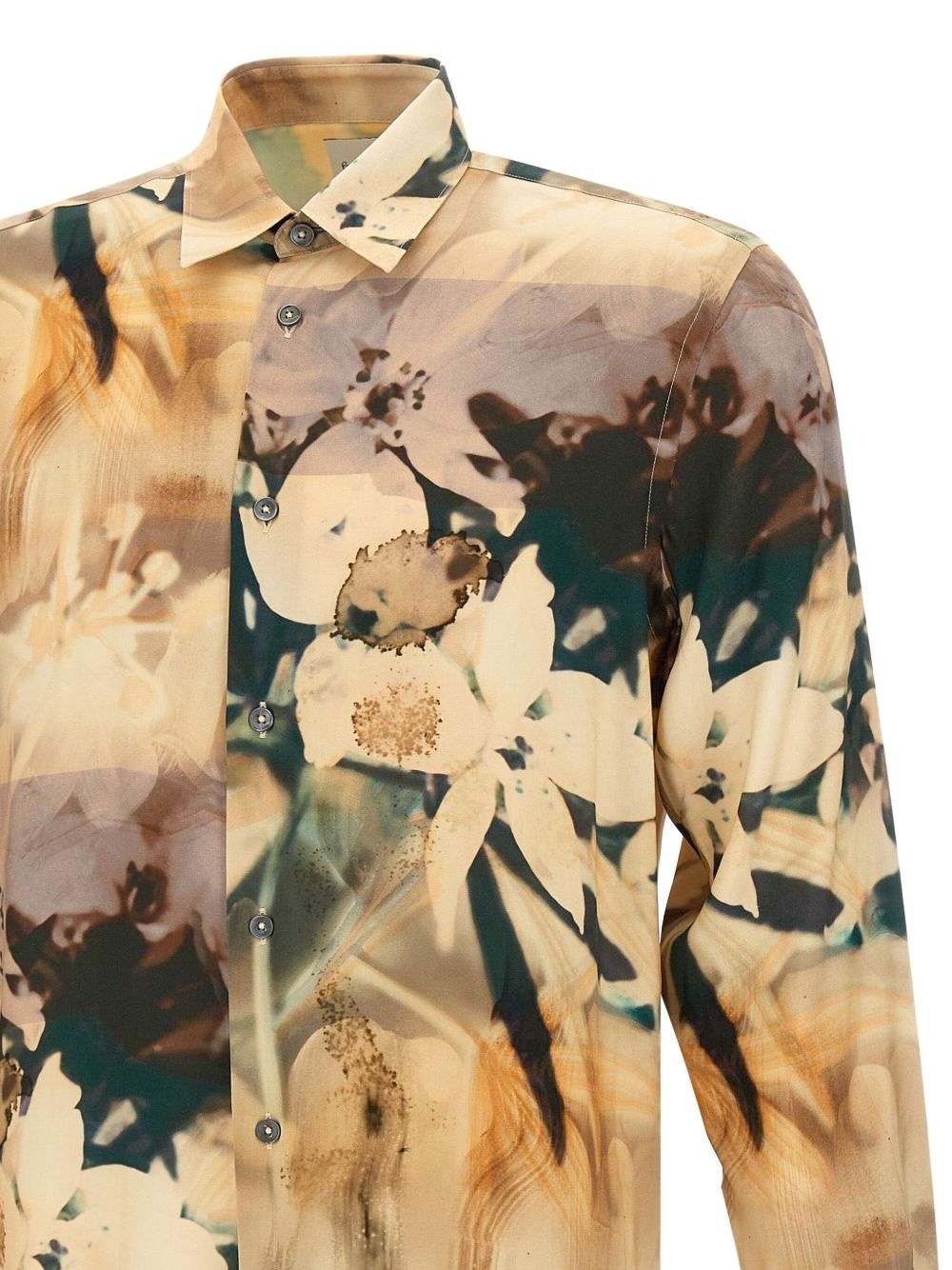 abstract-print shirt - 6