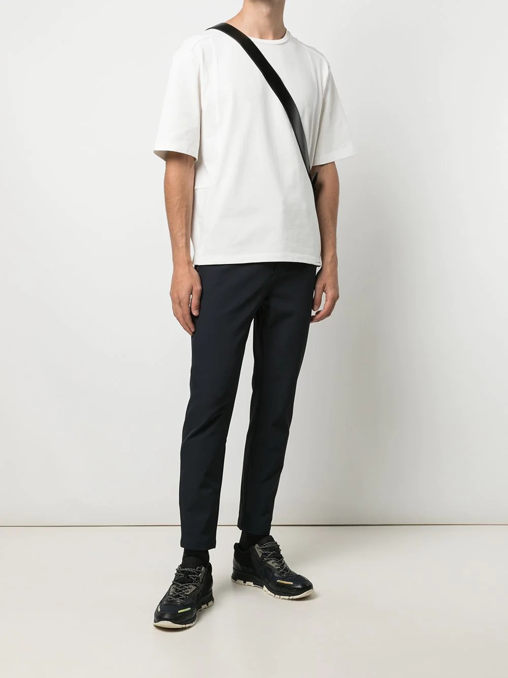 mid-rise tapered trousers - 2