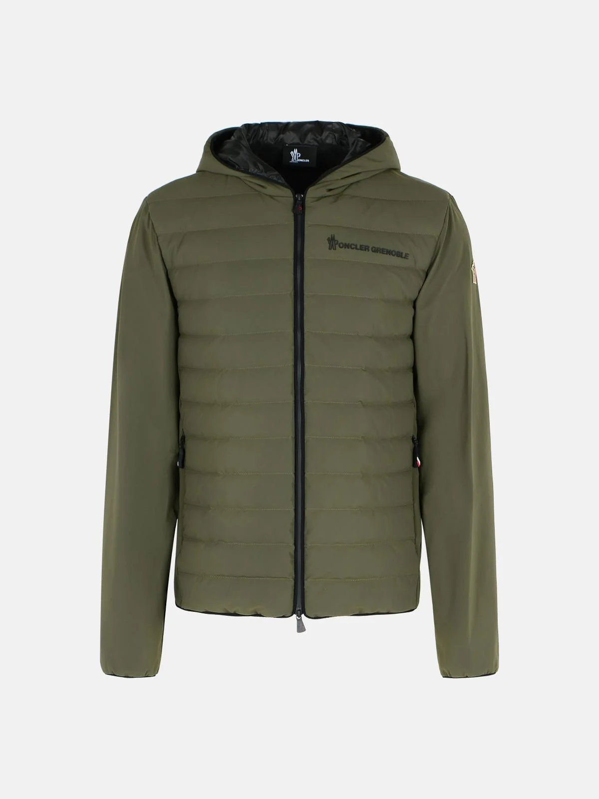 GREEN POLYAMIDE BLEND JACKET - 1