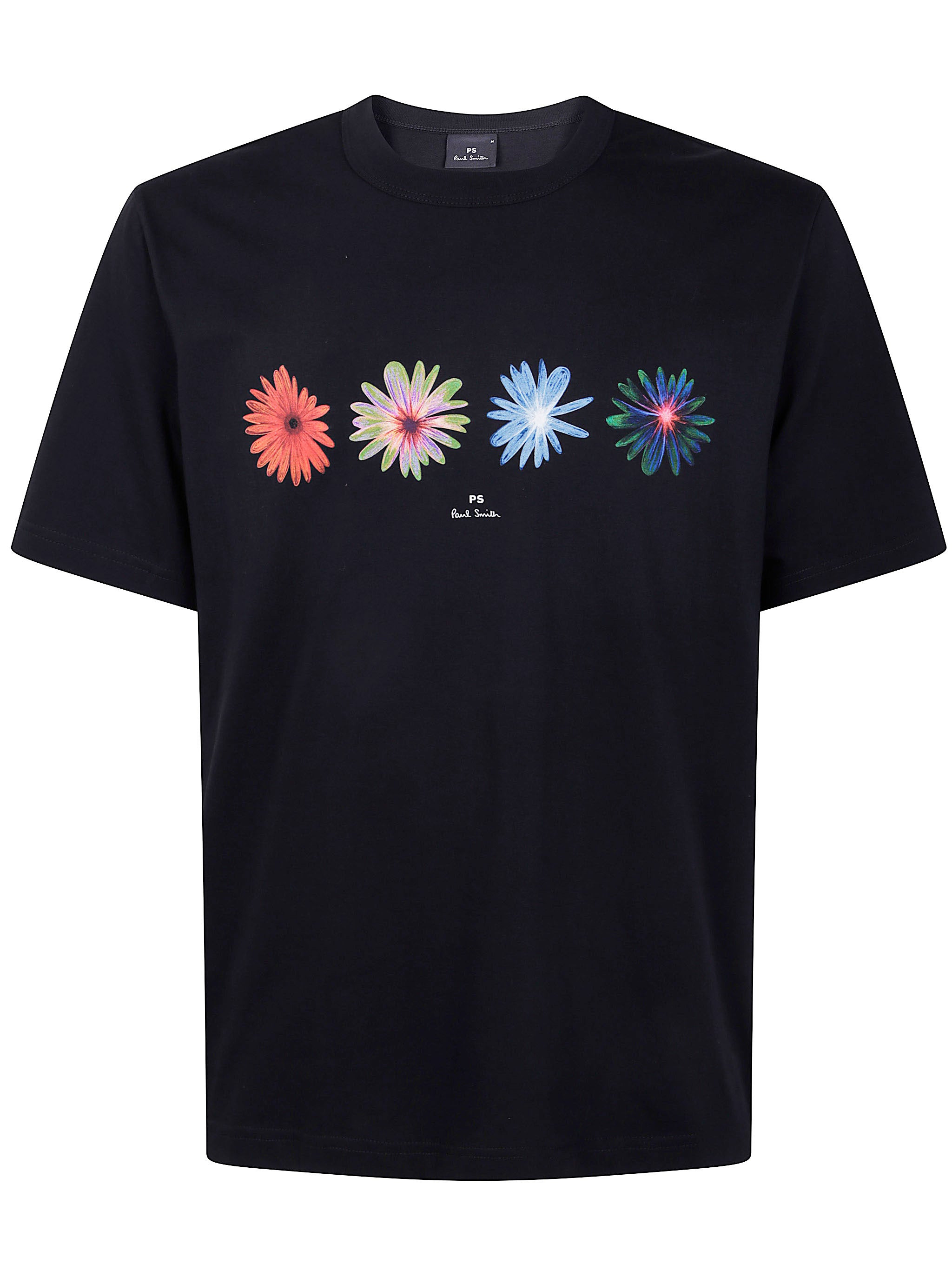 Paul Smith Men Mens Casual Fit Ss T Shirt Flowers - 4