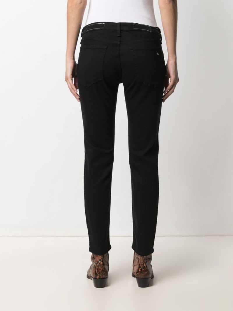 mid-rise slim fit jeans - 4