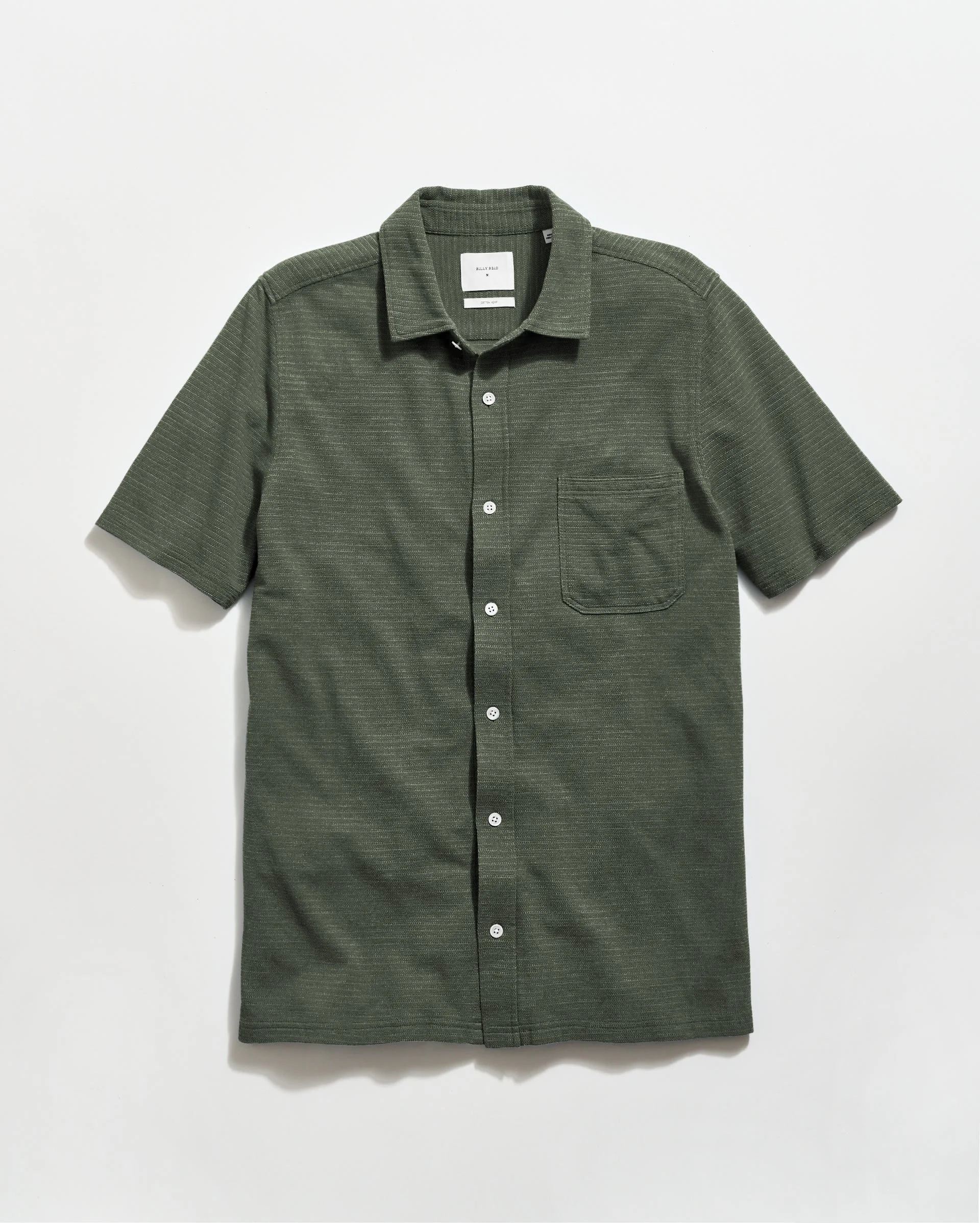 Short Sleeve Textured Treme Knit Shirt - 1