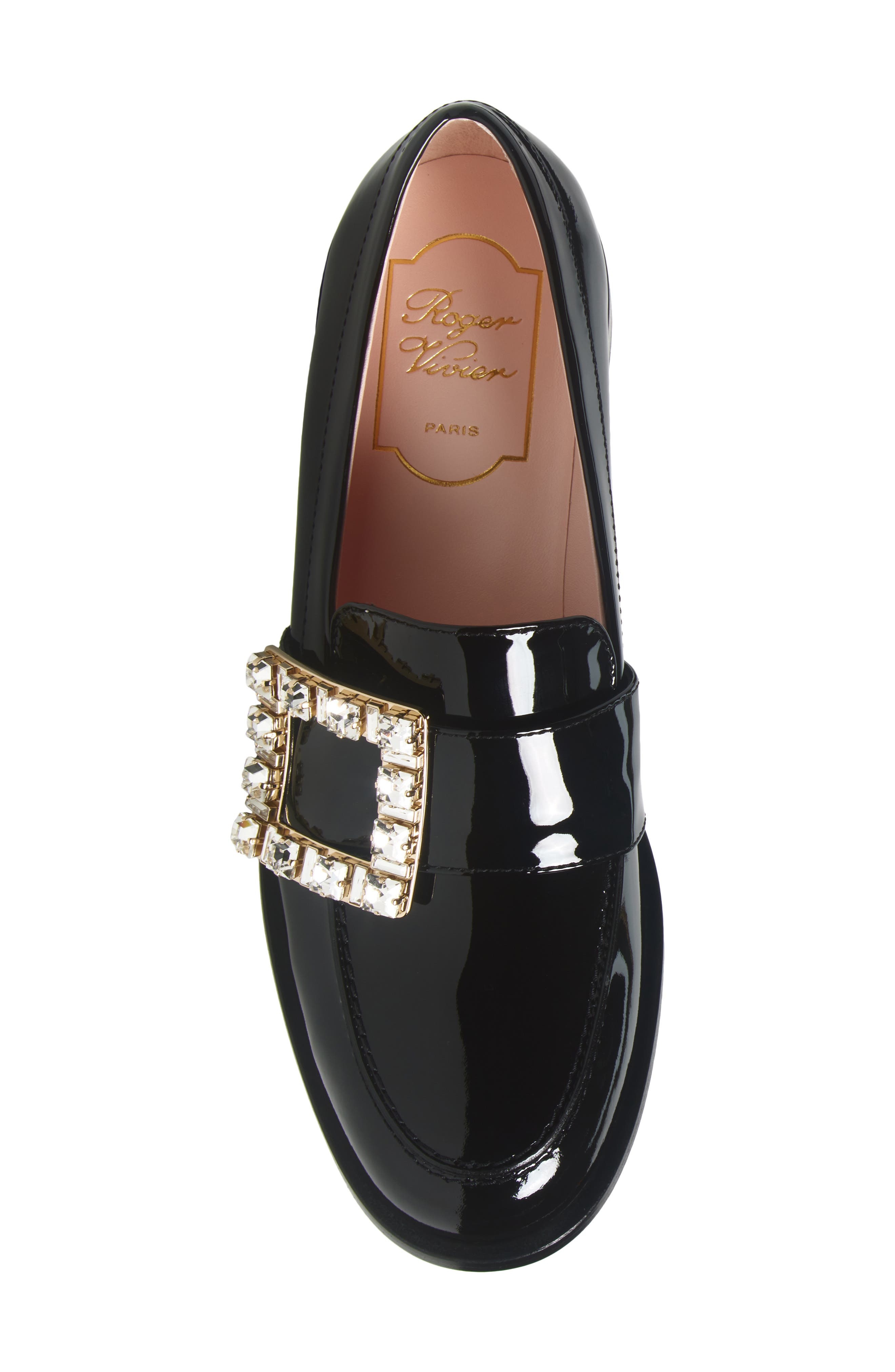 Roger Vivier Très Vivier Buckle Patent Leather Loafer in Nero at Nordstrom - 4