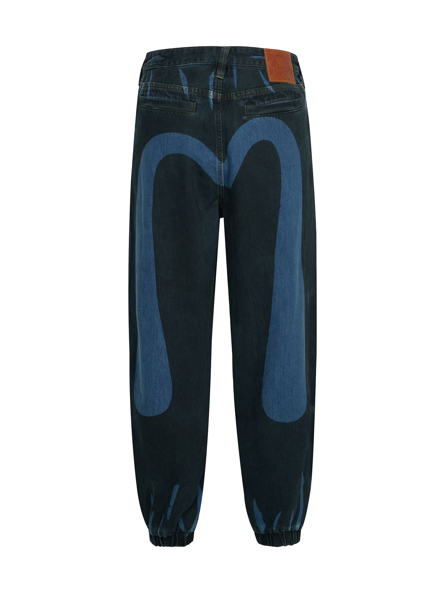 OVERDYE DAICOCK WIDE-LEG DENIM JOGGERS - 14