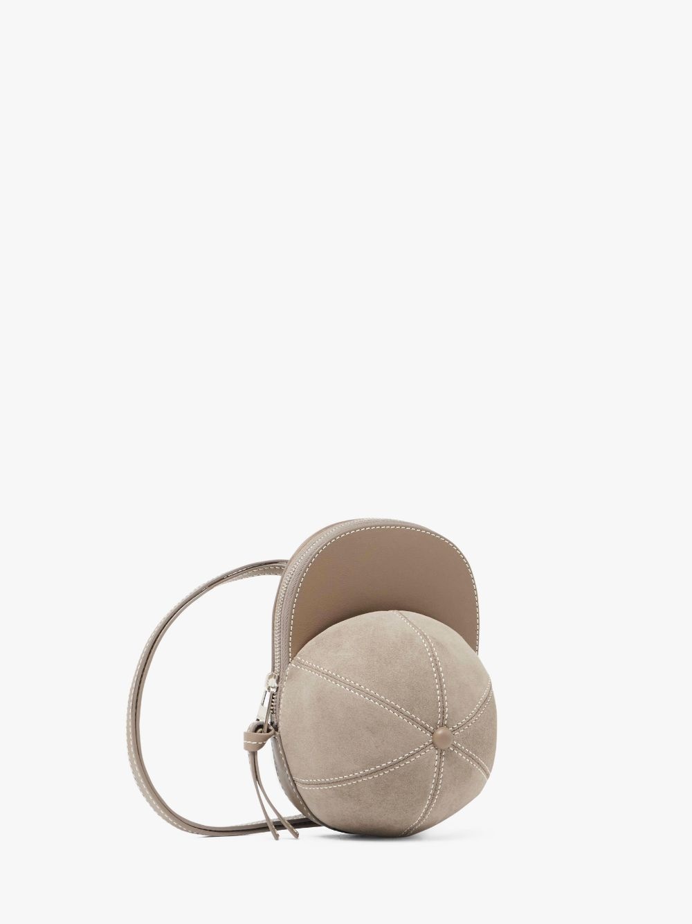 MEDIUM CAP BAG - SUEDE CROSSBODY BAG - 2