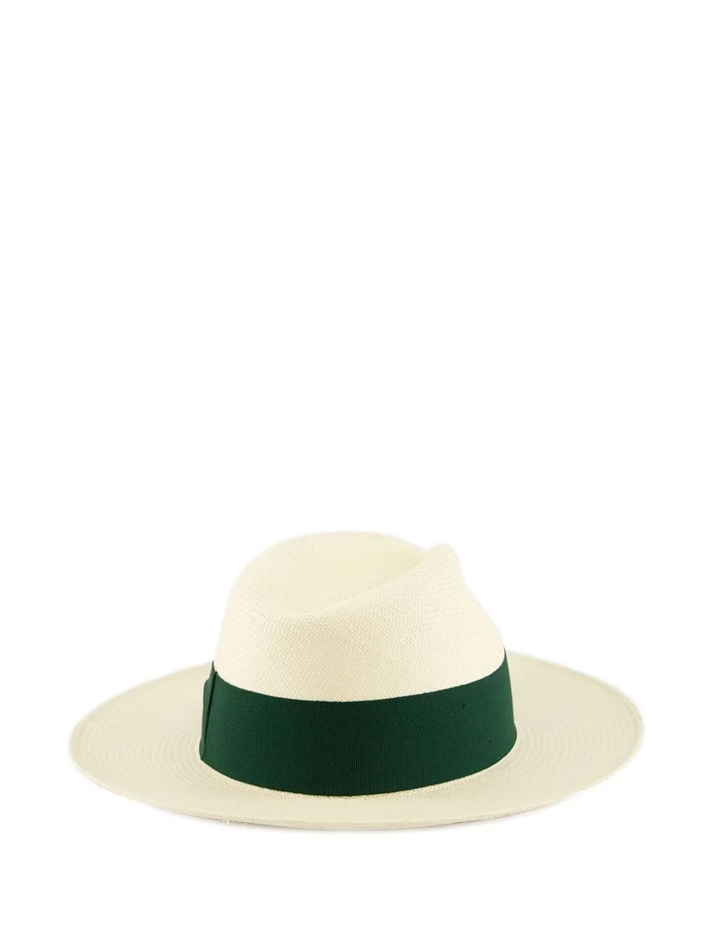 panama ribbon-embellished hat - 1