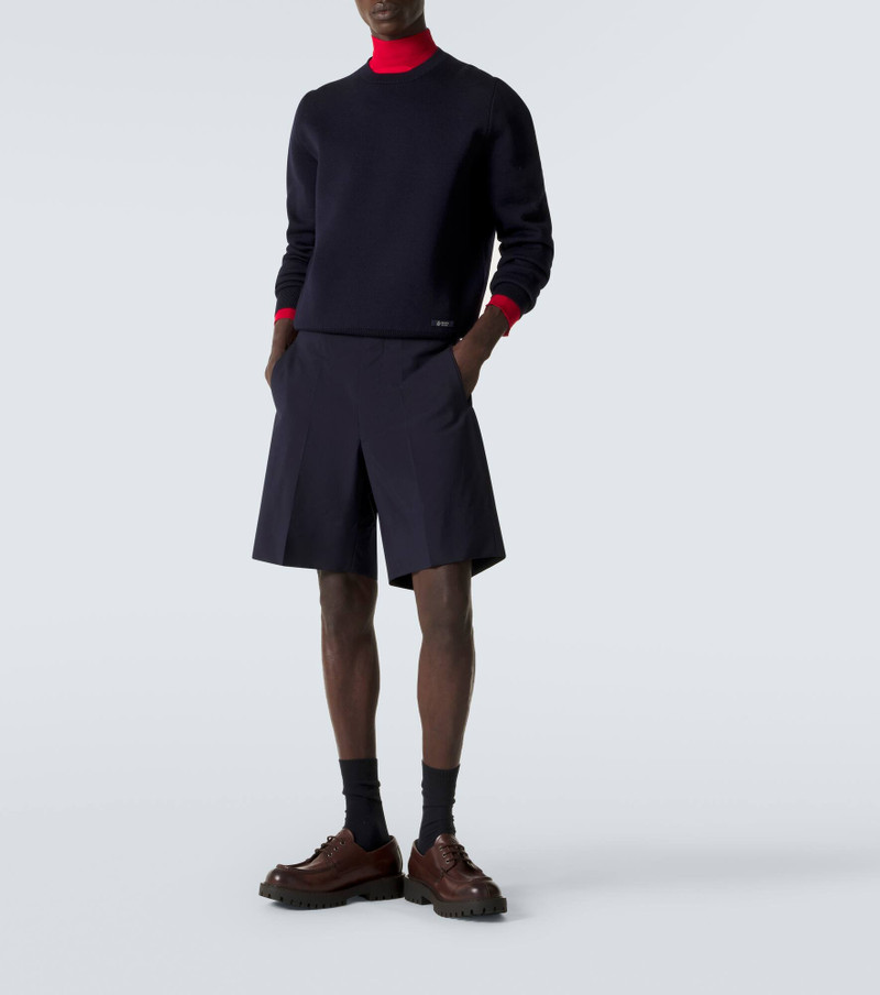 Prada Wool and mohair Bermuda shorts outlook