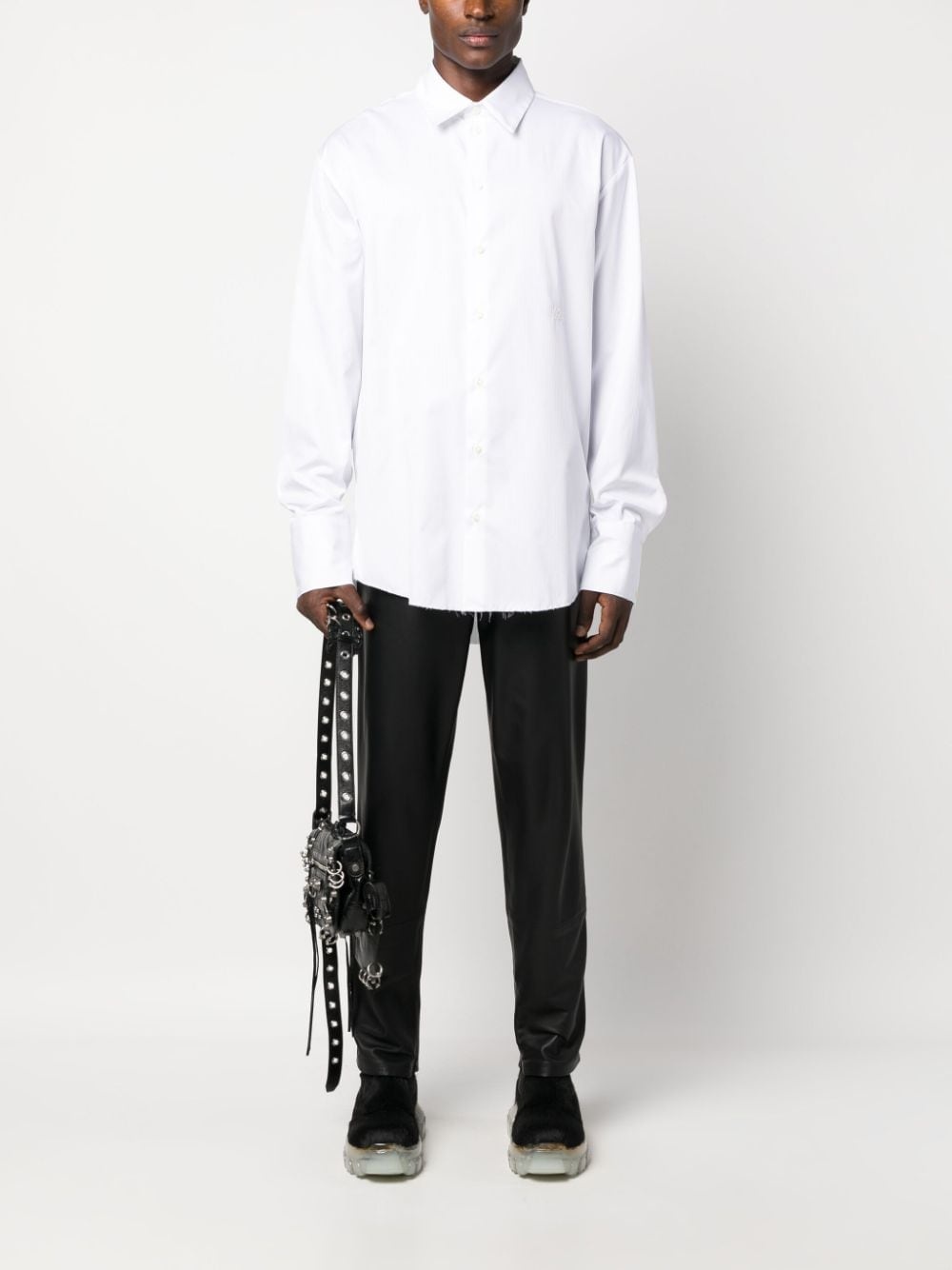 classic collar cotton shirt - 3