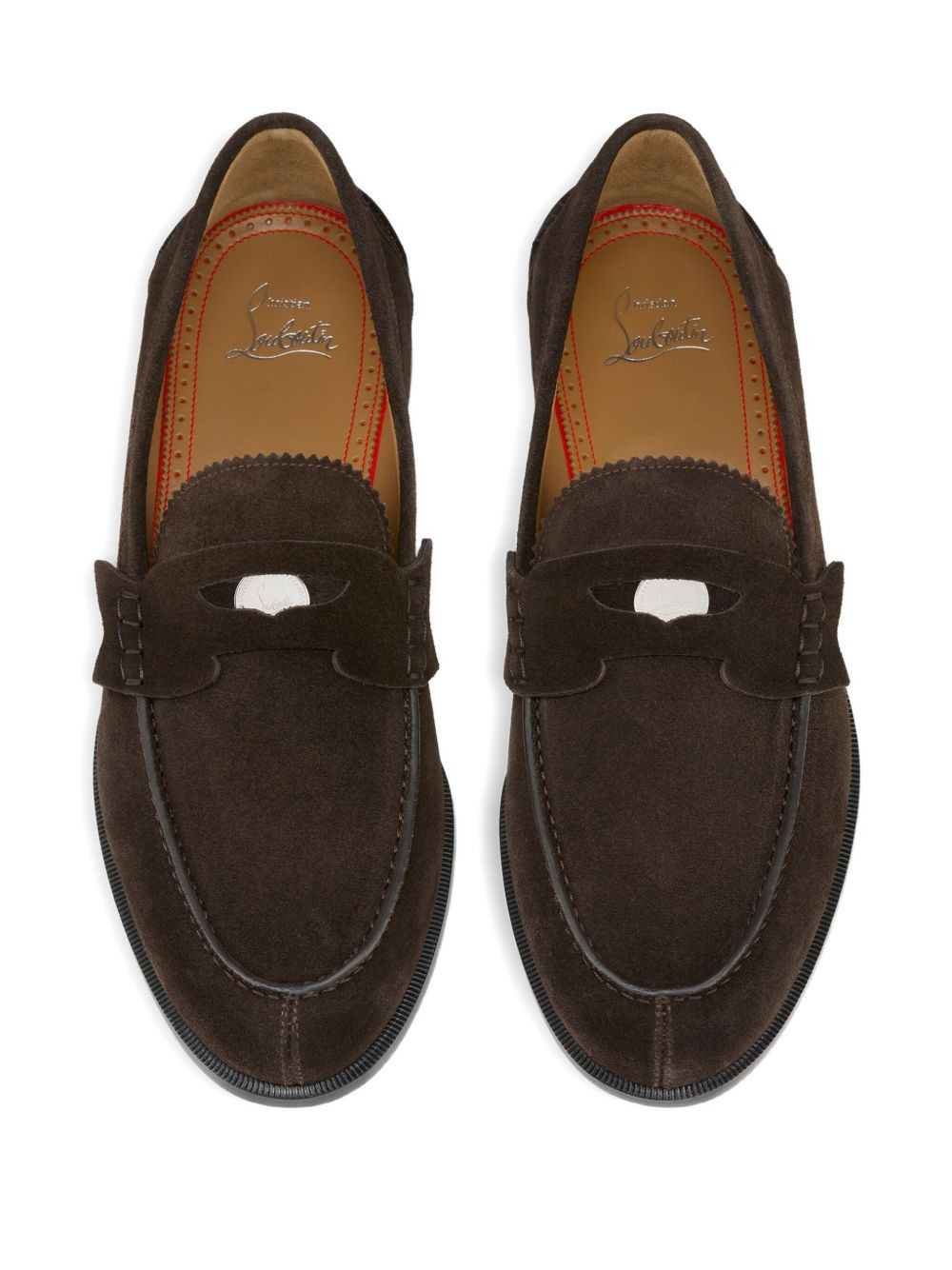 penny suede loafers - 4