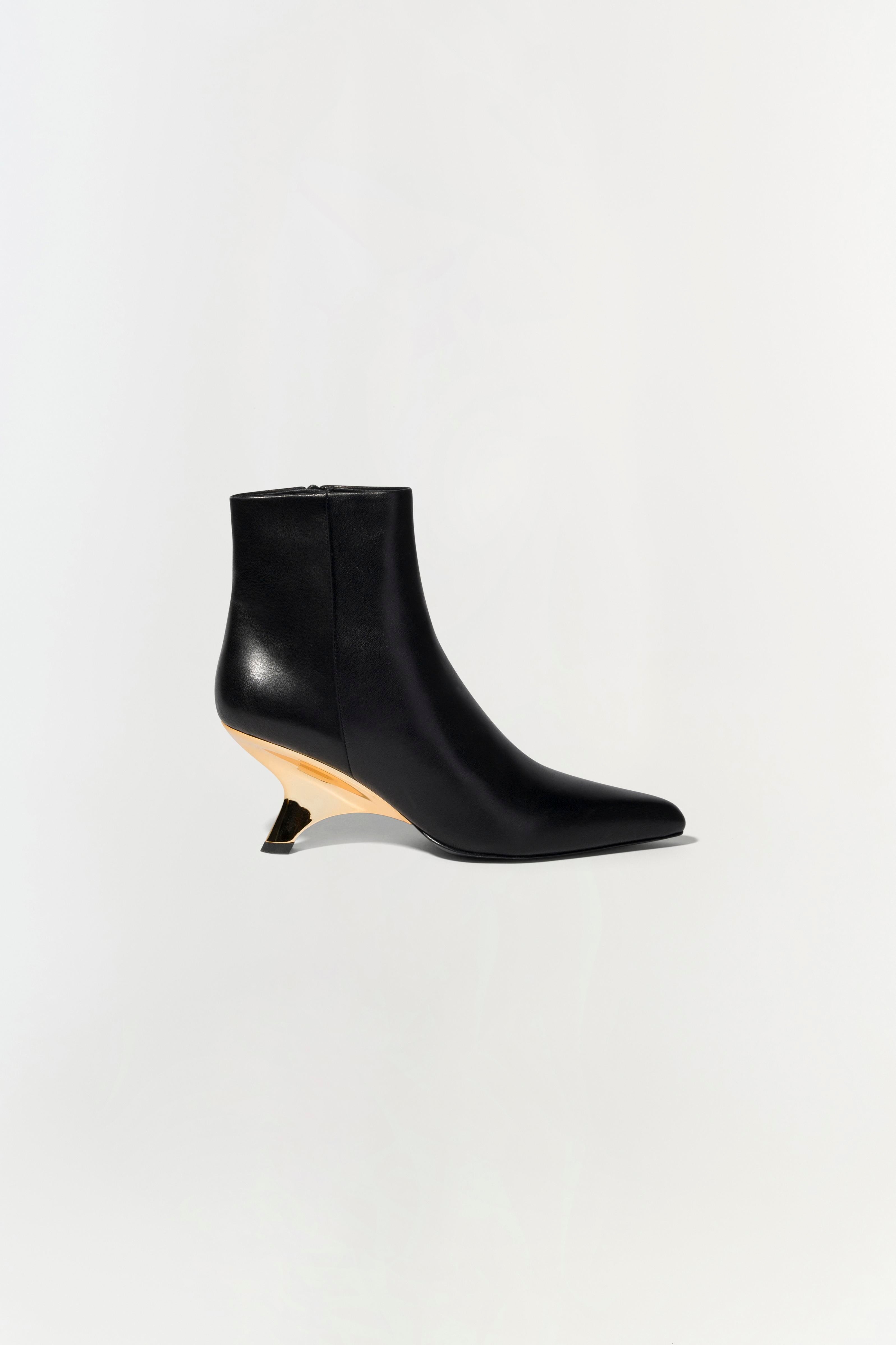 Shadow Leather Bootie - 2