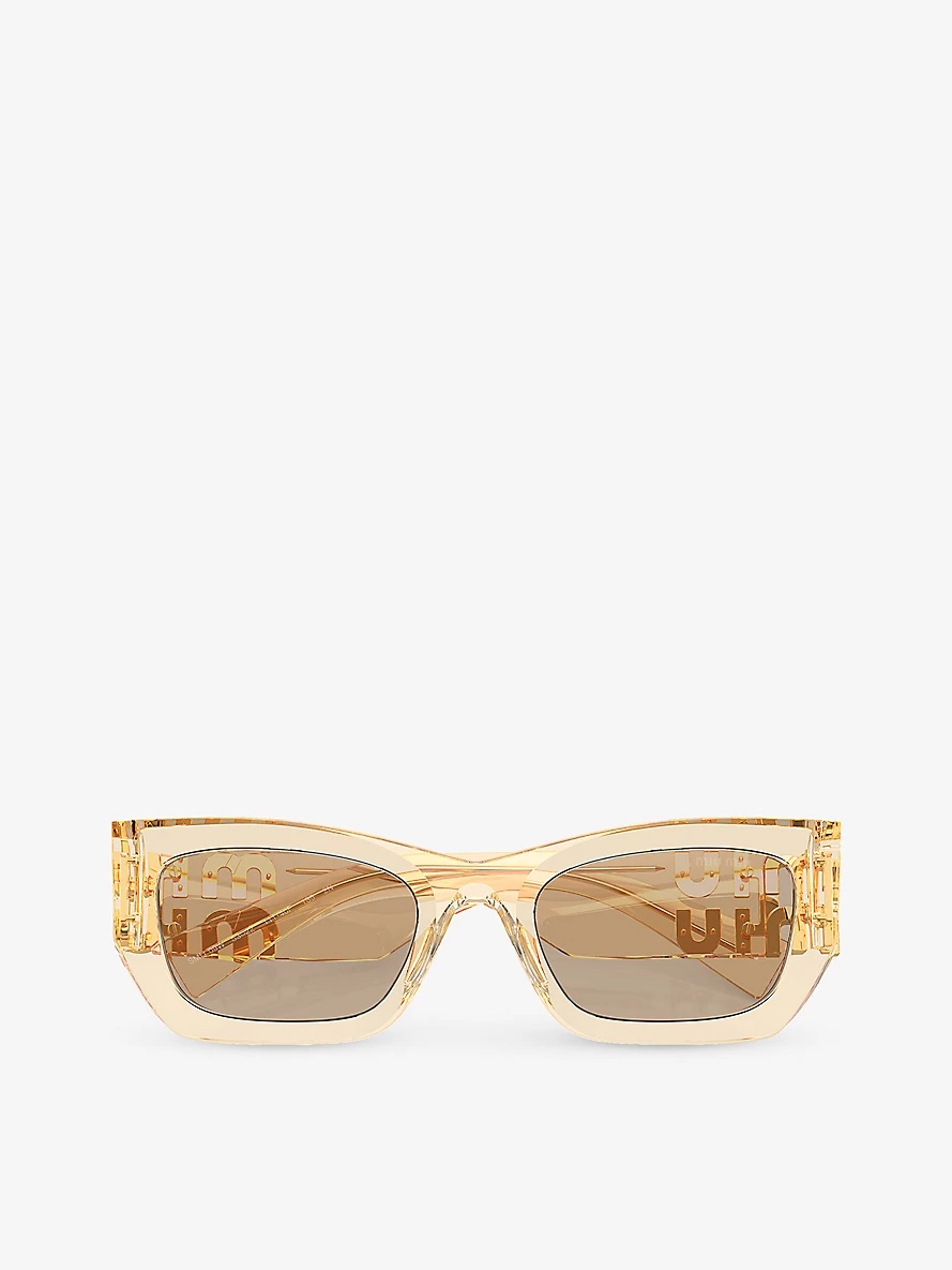 MU 09WS regular-frame acetate sunglasses - 5
