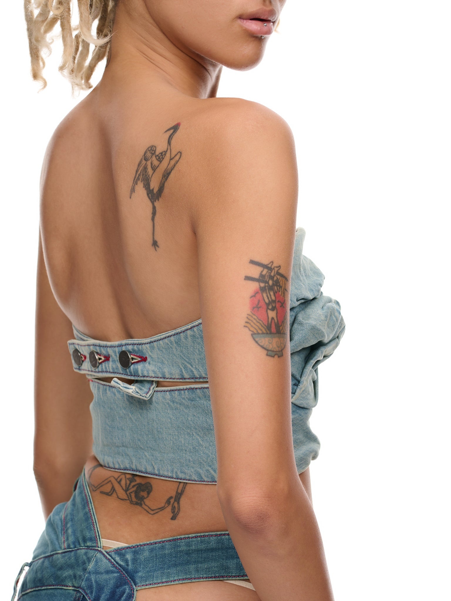 Denim Rose Top - 5