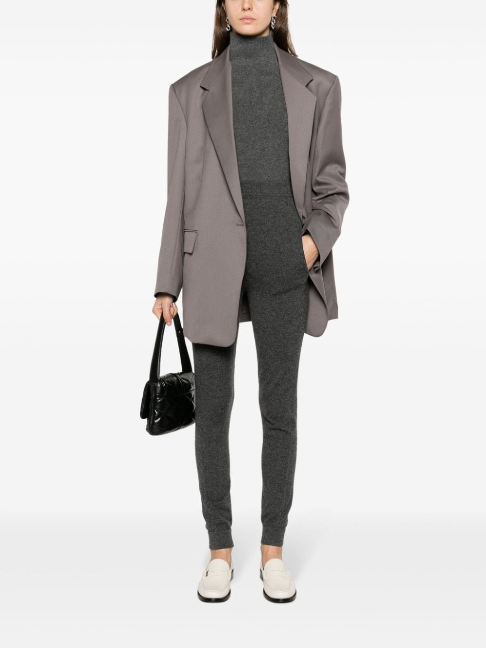 Saint Laurent Women Cashmere Leggings - 2