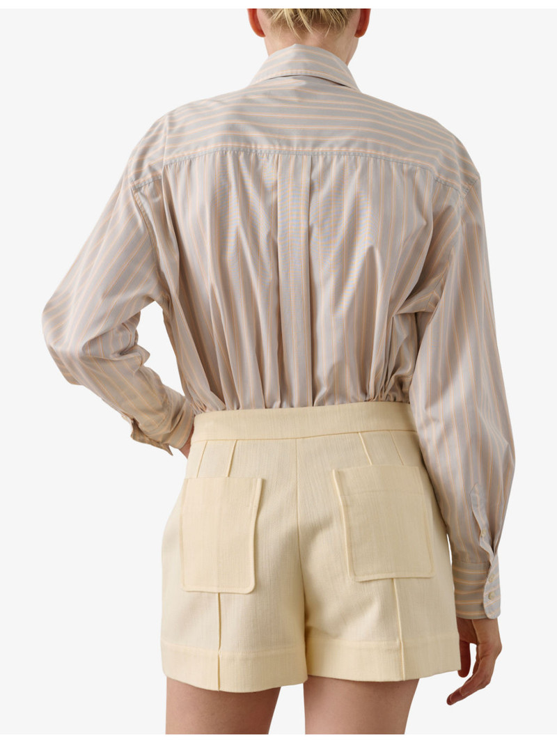 Hover Patch-Pocket Cotton Shorts 4