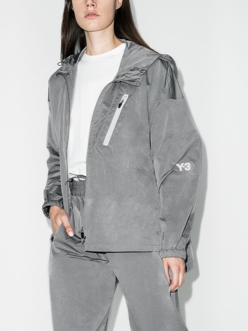 CH1 hooded logo jacket - 2