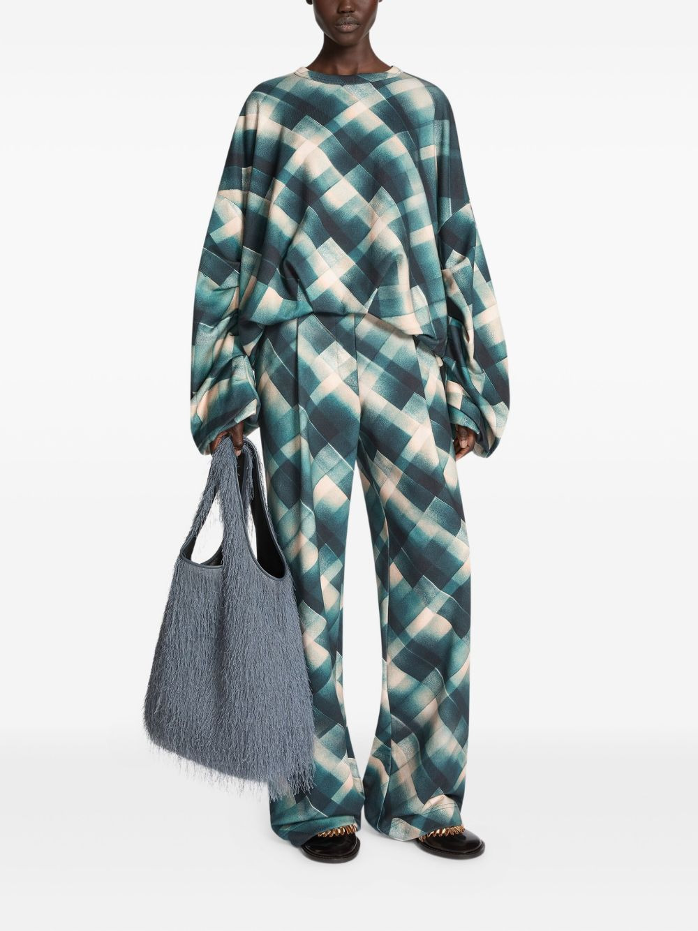 geometric-print sweatshirt - 2