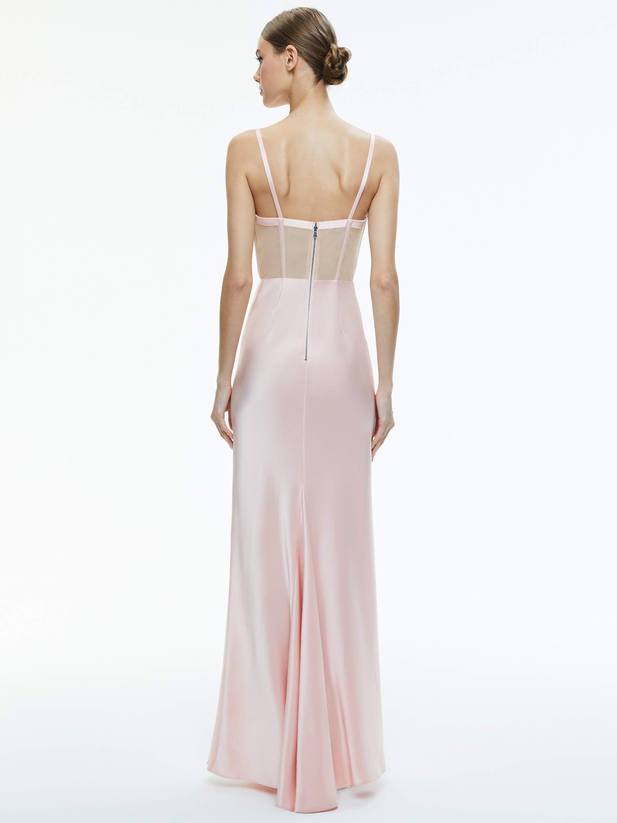 VALENTINA DRAPED CORSET MAXI DRESS - 4