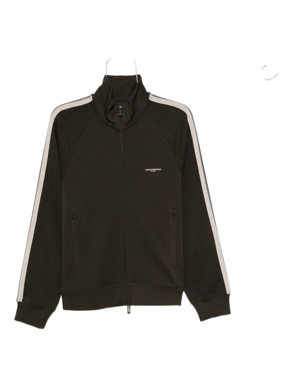 Logo Cotton Zipped Sweatshirt - 1