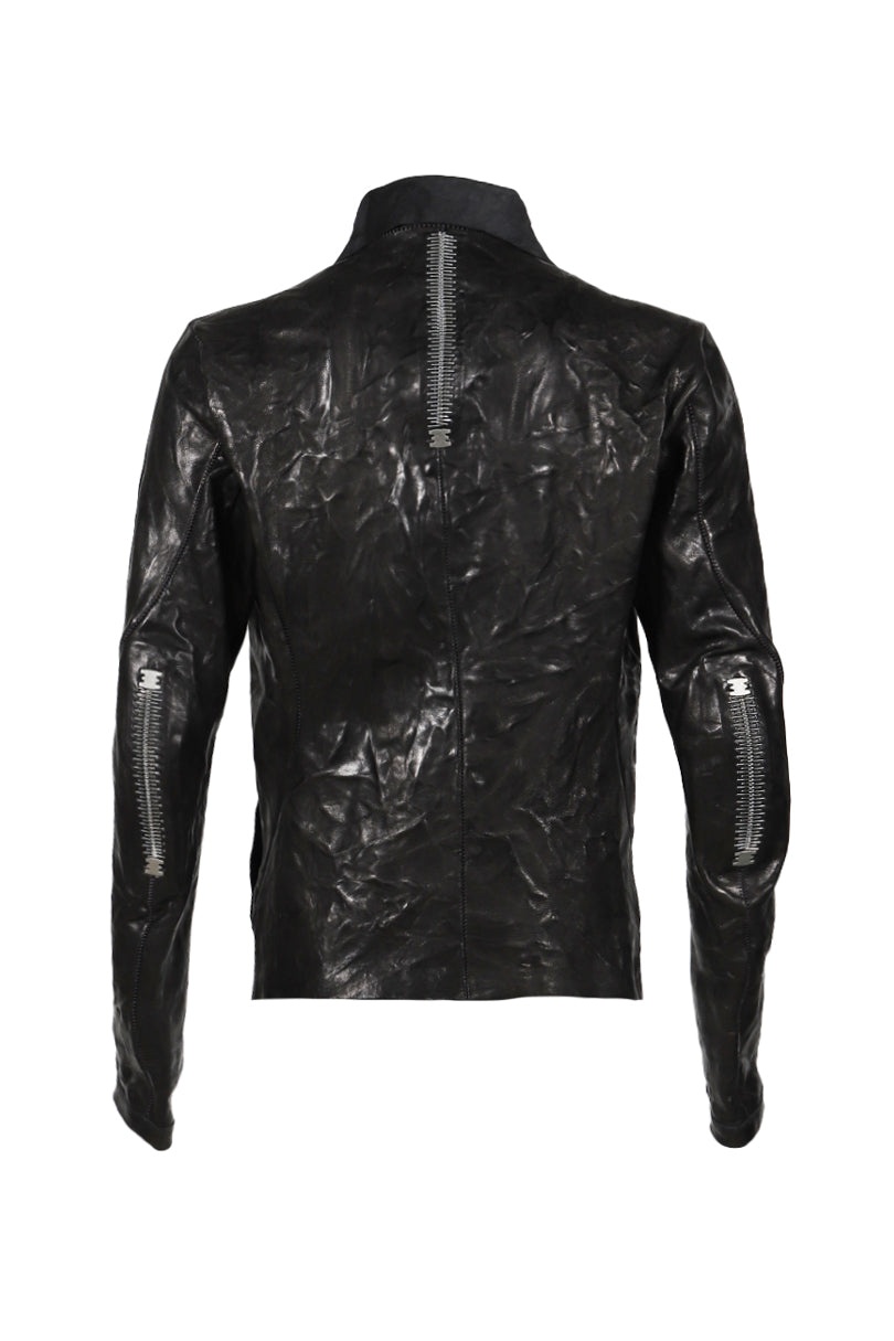 IMPARABLE HIGH NECK ASYMETRIC JACKET / NOIR - 3