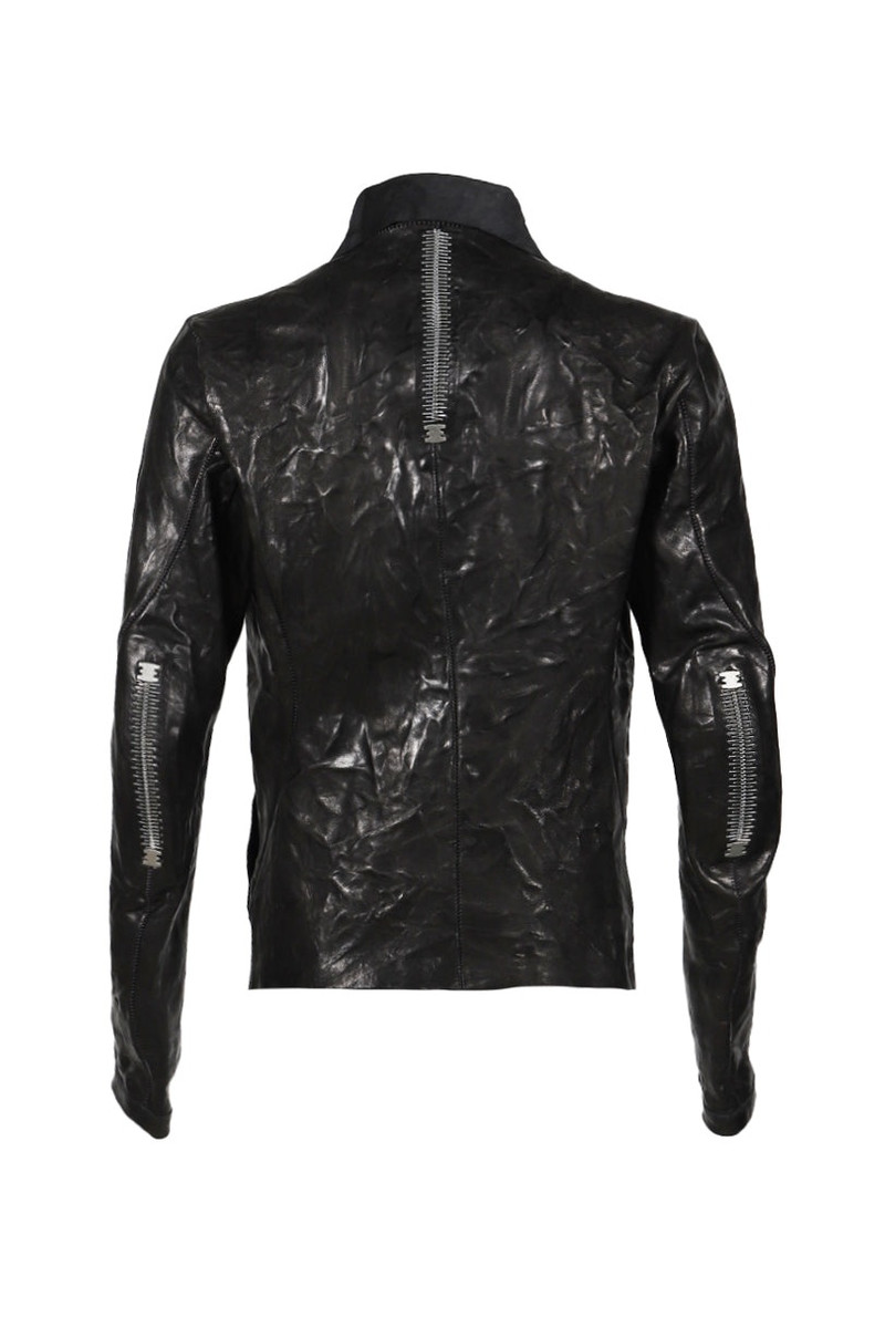 IMPARABLE HIGH NECK ASYMETRIC JACKET / NOIR 3