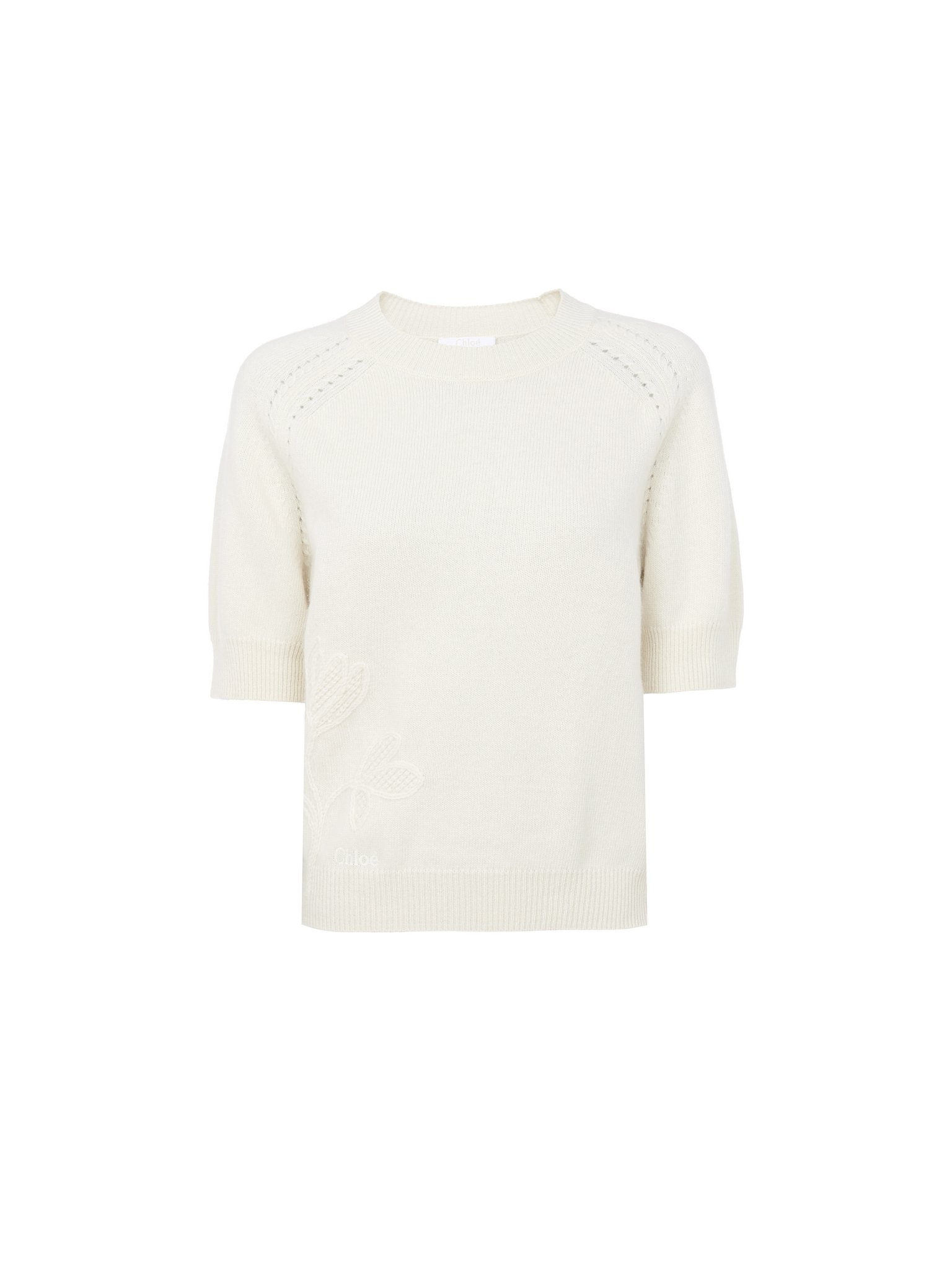 SHORT-SLEEVE SWEATER - 1