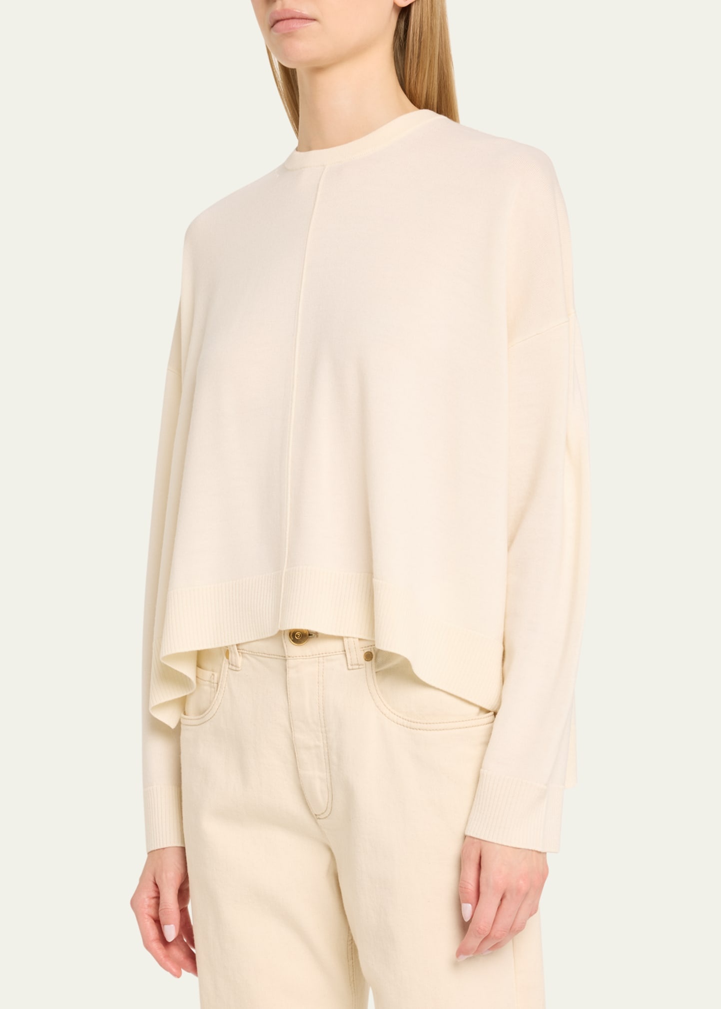 Oakland Crewneck Cape Sweater - 4