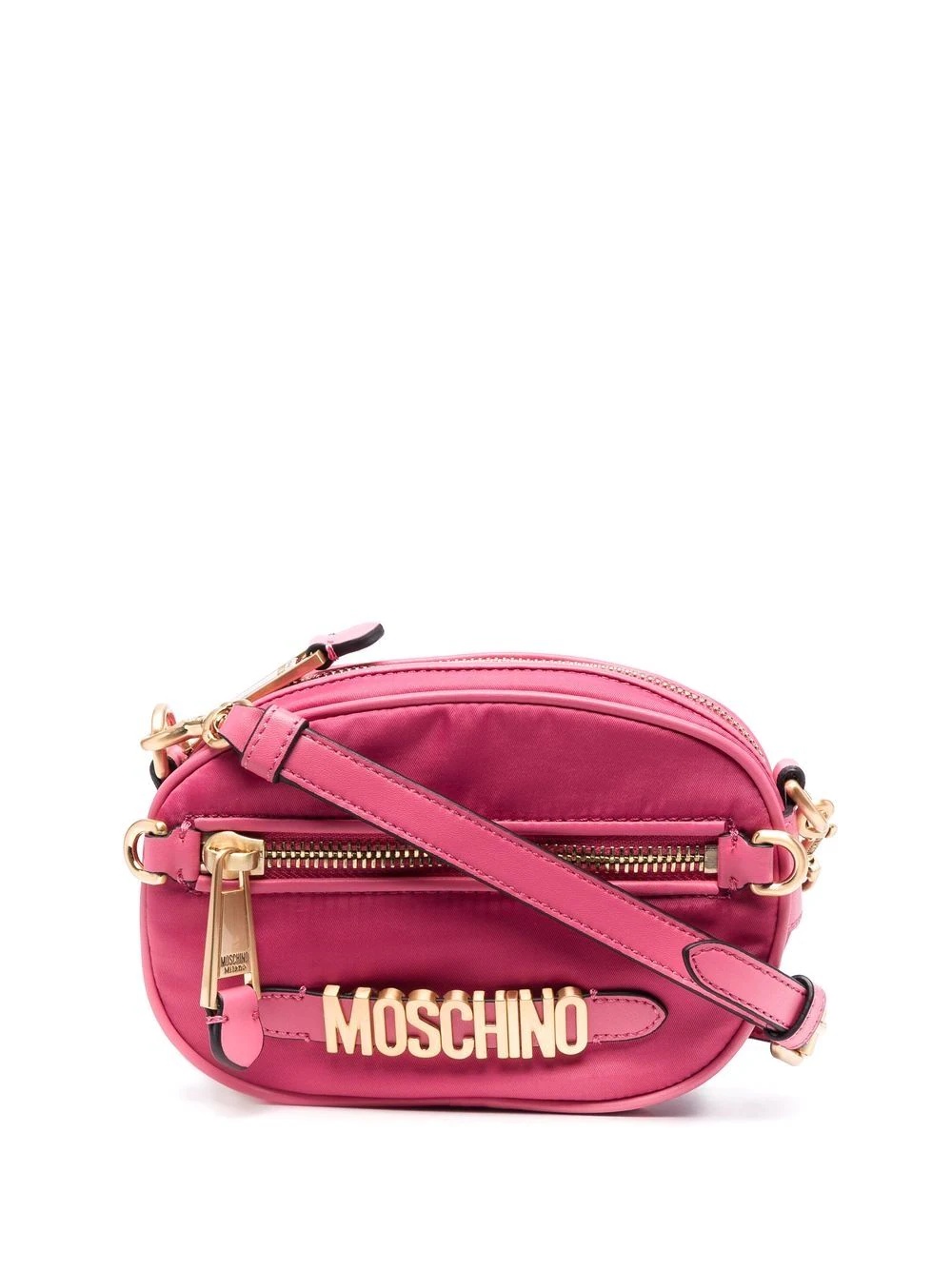 logo-plaque crossbody bag - 1